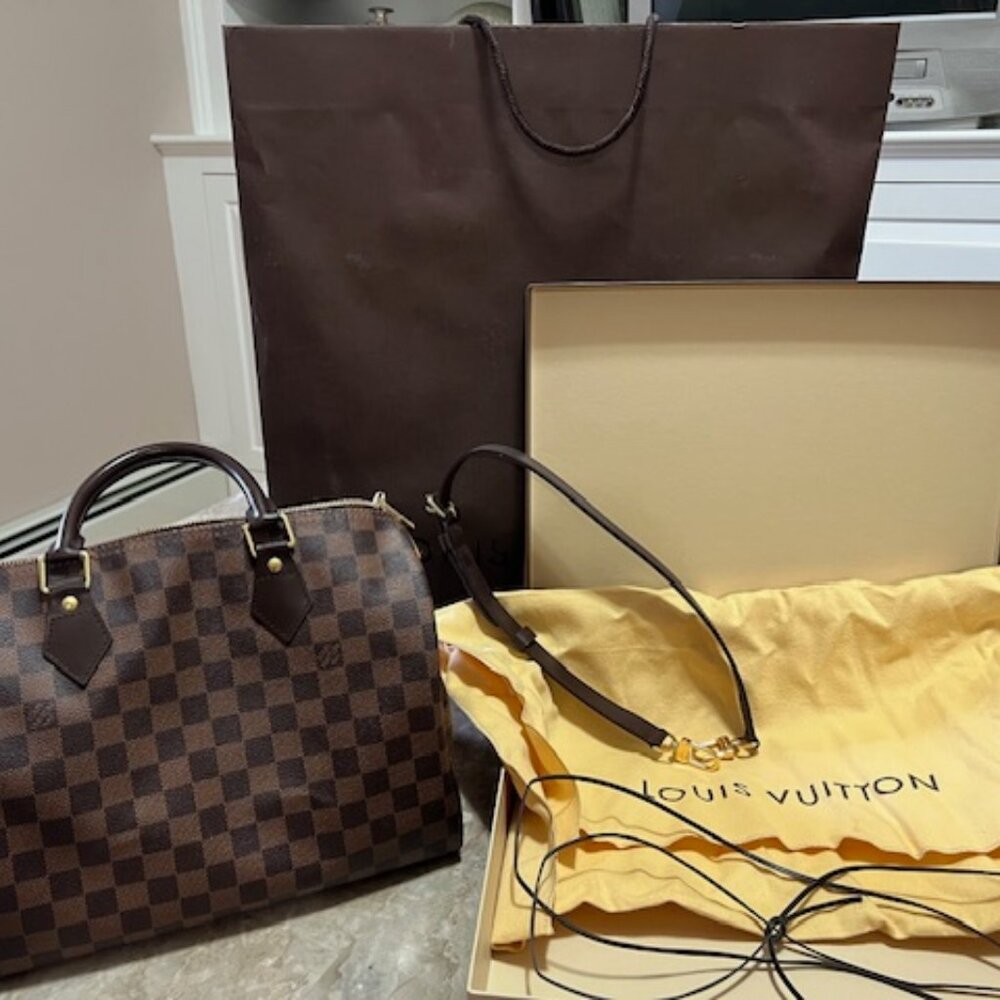 Louis Vuitton Speedy 30 Handbag Damier - Picture 8 of 8
